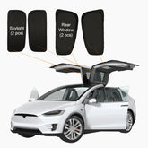 Model X(2015-2025) Tende parasole con isolamento termico e per la privacy Tesla Visiera parasole opaca per campeggio e uso quotidiano
